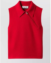 Miu Miu - Crew Neck Jumper - Lyst