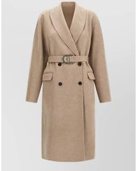 Ferragamo - Cashmere Virgin Wool Coat - Lyst