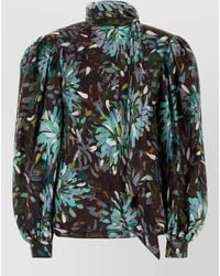 Gucci - Printed Silk Twill Shirt - Lyst