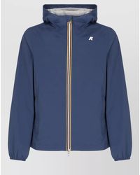 K-Way - Hooded Waterproof Short Jacket Elastic Cuffs - Lyst