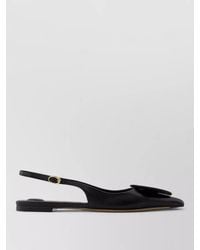 Jacquemus - Duelo P Leather Slingback Ballerina Shoes - Lyst
