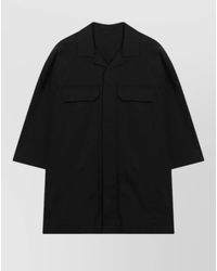 Rick Owens - Magnum Tommy Camp Collar Long Shirt - Lyst