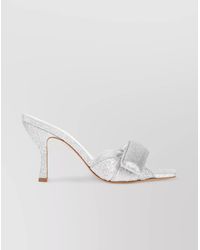 Gia Borghini - Glitter Leather Sandals - Lyst