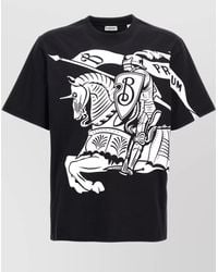 Burberry - 'Ekd' Crew Neck Graphic Print T-Shirt - Lyst