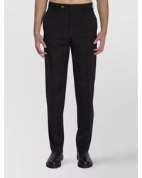 Fendi - Virgin Wool Straight-Leg Trousers - Lyst