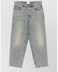 Haikure - Cotton High-Rise Straight-Leg Jeans - Lyst