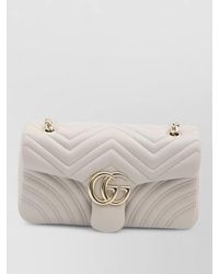 Gucci - Gg Marmont Medium Quilted Leather Shoulder Bag - Lyst
