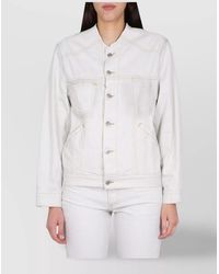 Maison Margiela - Denim Jacket With Chest And Side Pockets - Lyst