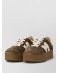 Hogan - Cool Lace Up Sneakers Suede Leather - Lyst