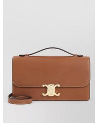 Celine - Triomphe Medium Folio Crossbody Bag - Lyst