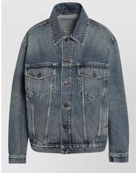 Balenciaga - Jacket Chest Pockets Long Sleeves Point Collar - Lyst