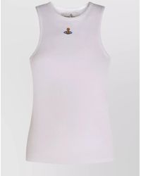 Vivienne Westwood - Ribbed Slim-Fit Sleeveless Tank Top - Lyst