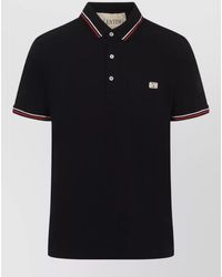 Valentino - Cotton Polo Shirt - Lyst