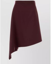 Bottega Veneta - Tailored Wool Midi Skirt - Lyst