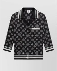 CASABLANCA - Relaxed Logo Shirt - Lyst