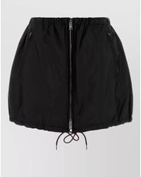 Prada - Recycled Nylon Mini A-Line Skirt - Lyst