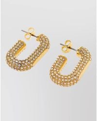 Rabanne - Crystal-Embellished Earrings - Lyst