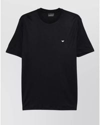 Emporio Armani - Cotton Blend T-Shirt - Lyst