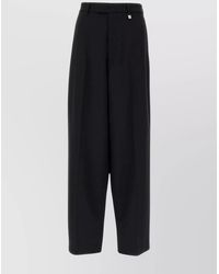 GIUSEPPE DI MORABITO - Wool Trousers With Pleated Front And Pockets - Lyst