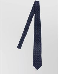 Brunello Cucinelli - Geometric Pattern Tie Slim Design - Lyst
