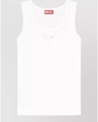 DIESEL - Ribbed Slim-Fit Sleeveless Tank Top - Lyst