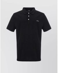 A.P.C. - Cotton Standard Polo Shirt - Lyst