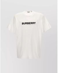Burberry - Cotton Harriston T-Shirt - Lyst