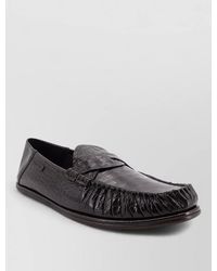 Tom Ford - Crocodile Pattern Leather Loafers Rounded Toe - Lyst