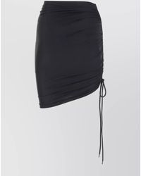 Balenciaga - Gathered Stretch-Nylon Fitted Skirt - Lyst