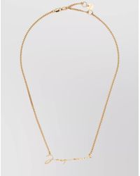 Jacquemus - Logo-Plaque Necklace - Lyst