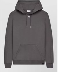 Courreges - Hooded Sweater Nylon Silk Blend Knit - Lyst