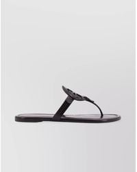 Tory Burch - Leather Logo-Detail Thong Sandals - Lyst
