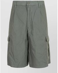 Emporio Armani - Cotton Cargo Bermuda Shorts - Lyst