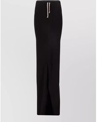 Rick Owens - Cotton Soft Edfu Long Straight Skirt - Lyst