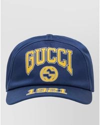 Gucci - Curved Brim Structured Baseball Hat Design - Lyst