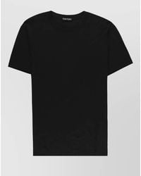 Tom Ford - Lyocell Cotton Slim Fit Crew Neck Short Sleeve T-Shirt - Lyst