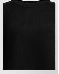 Lisa Yang - Cropped Knit Top Long Sleeves Round Neckline - Lyst
