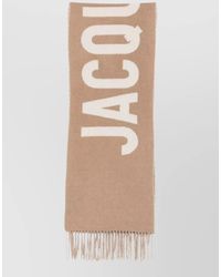 Jacquemus - Virgin Wool Logo Scarf - Lyst