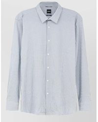 BOSS - Hank Jersey Shirt Long Sleeve Slim Fit - Lyst
