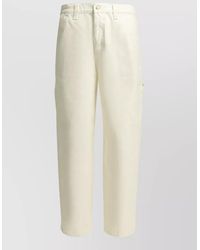 Stussy - Cotton Straight-Leg Trousers - Lyst