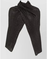 Cortana - Silk Crinkled Stole - Lyst