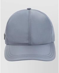 Prada - Logo Tech Fabric Baseball Hat Curved Brim - Lyst