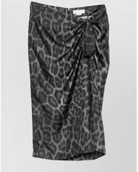 Stella McCartney - High-Rise Knot Hip Skirt - Lyst