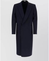 McQueen - Wool Regular-Fit Single-Breasted Coat - Lyst