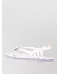 Casadei - Pvc Thong Sandals - Lyst