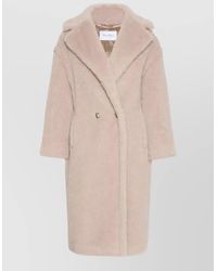 Max Mara - Silk Alpaca Virgin Wool Oversized Double-Breasted Coat - Lyst