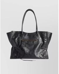 Balenciaga - Le City Medium Leather Tote Bag - Lyst