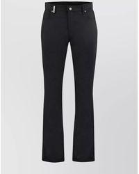 Moschino - Cotton Trousers With Belt Loops And Metal Rivets - Lyst