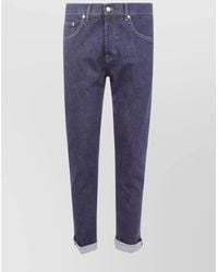 Dondup - Cotton Straight-Leg Trousers - Lyst