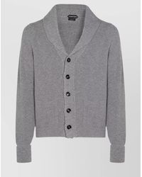 Tom Ford - Shawl Collar Sweater Front Pockets - Lyst
